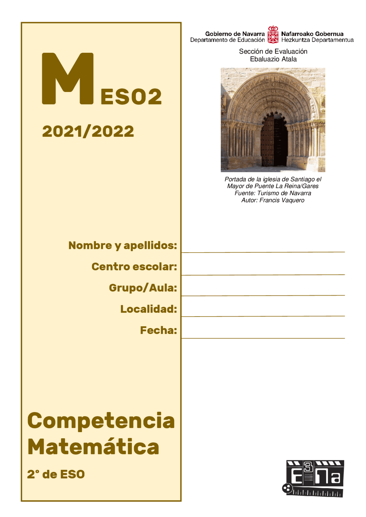 Pruebas Diagnósticas al alumnado de DBH y ESO